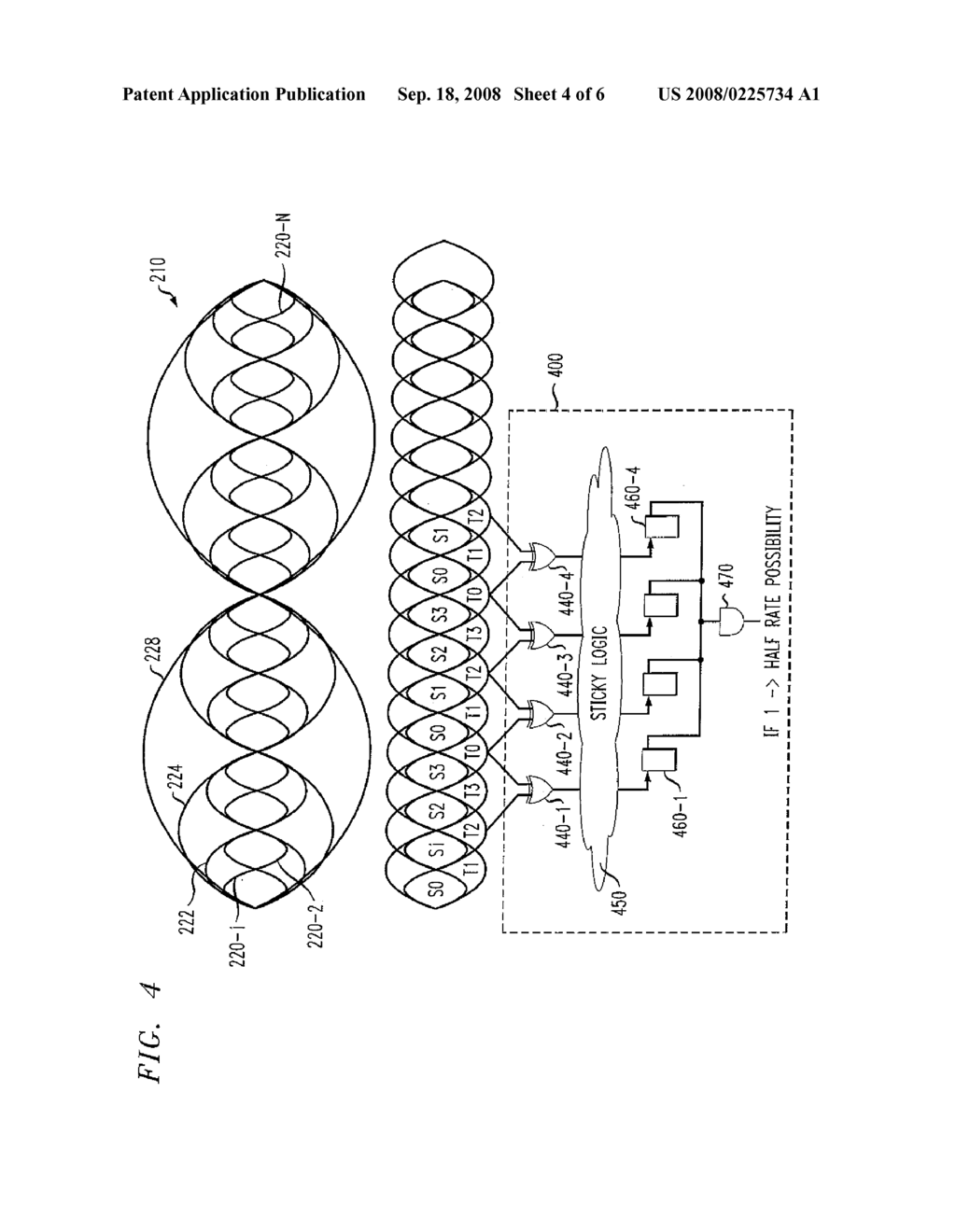 METHOD AND APPARATUS FOR DATA RATE DETECTION USING A DATA EYE MONITOR - diagram, schematic, and image 05