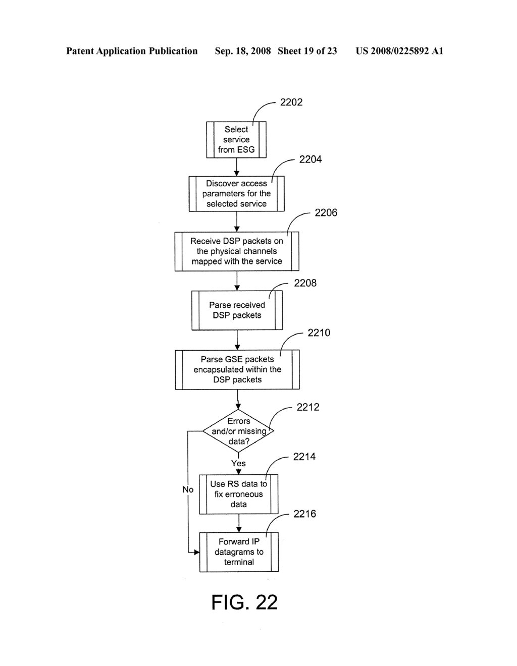 Using Forward Error Correction with Generic Stream Encapsulation in a Digital Broadcast Network - diagram, schematic, and image 20