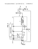 Excessive current input suppressing semiconductor laser light emitting circuit diagram and image