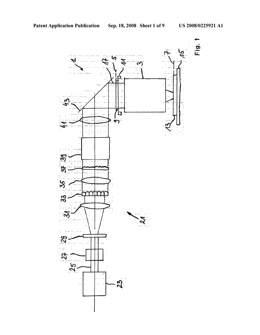 Projection Exposure System, Beam Delivery System and Method of Generating a Beam of Light - diagram, schematic, and image 02