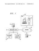 Emergency call service with automatic third party notification and/or bridging diagram and image