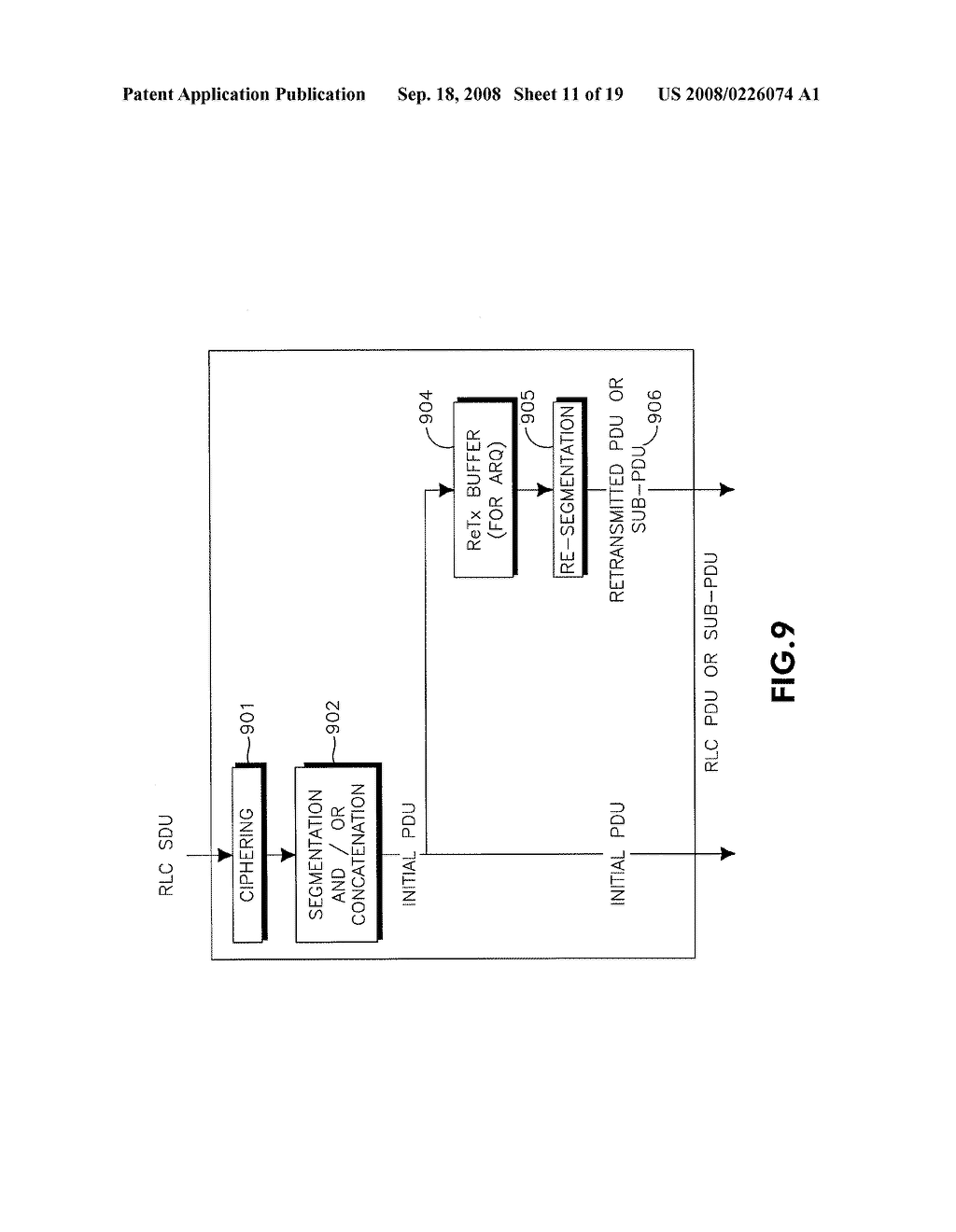 METHOD AND APPARATUS FOR CIPHERING PACKET UNITS IN WIRELESS COMMUNICATIONS - diagram, schematic, and image 12