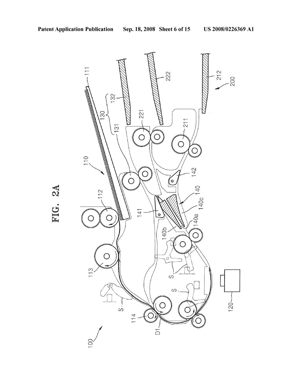 APPARATUS FOR SCANNING DUPLEX DOCUMENT AND METHOD OF SCANNING DUPLEX DOCUMENT USING THE SAME - diagram, schematic, and image 07