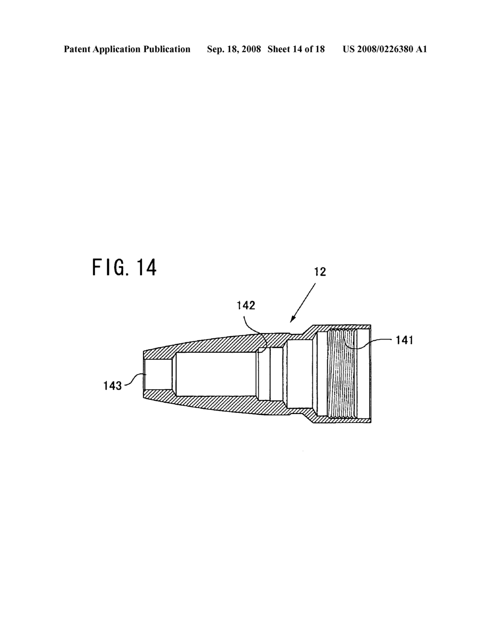 Rotating Retractable Writing Instrument - diagram, schematic, and image 15