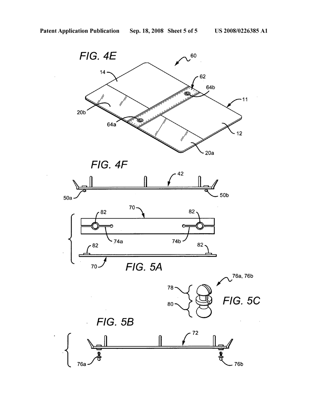 Hard cover binders having removably mounted binding mechanism - diagram, schematic, and image 06