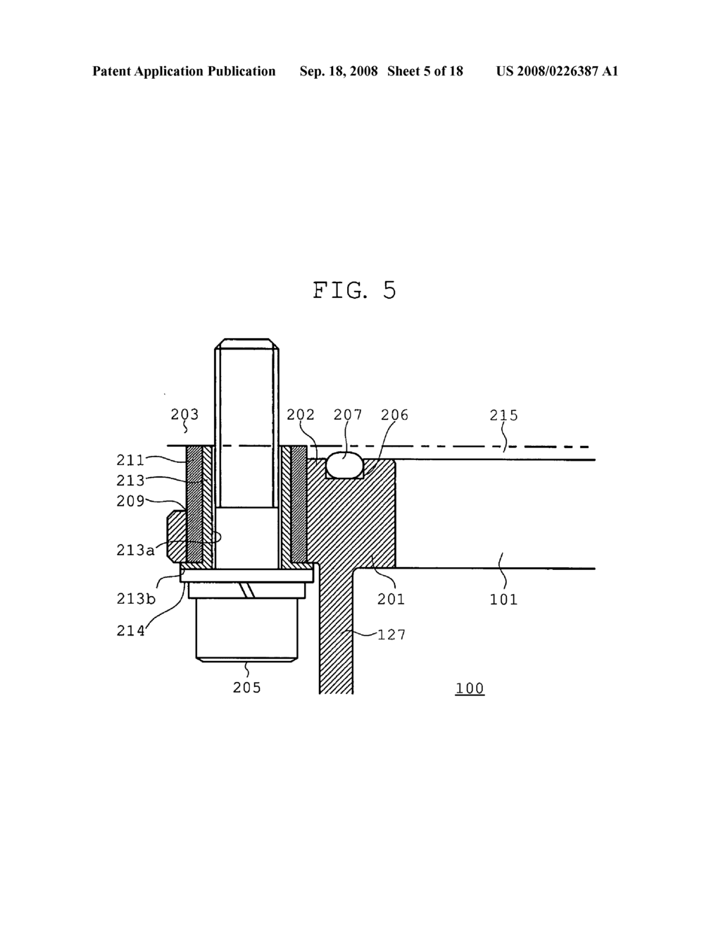 Structure for Connecting End Parts and Vacuum System Using the Structure - diagram, schematic, and image 06