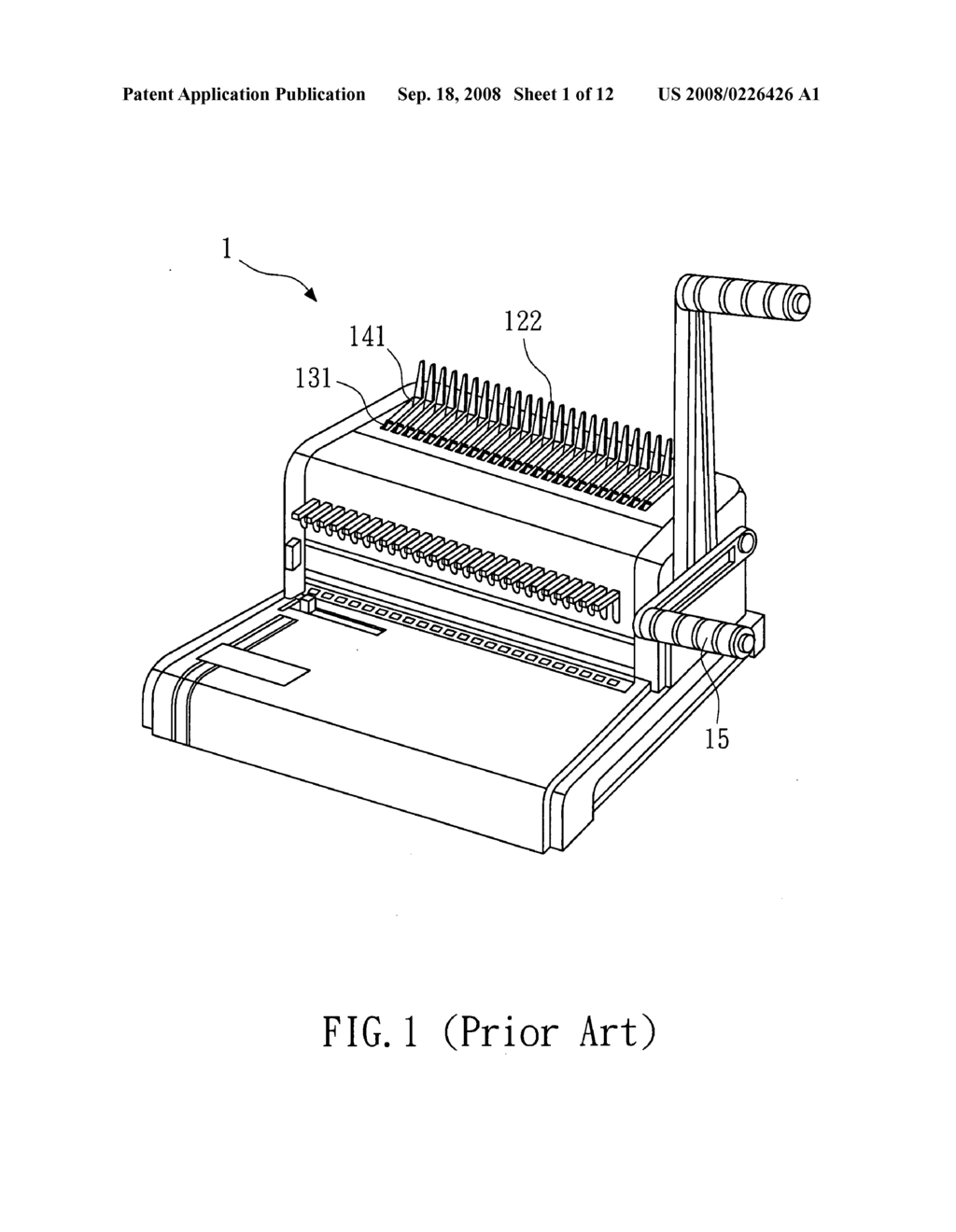 Punch/binding machine and binding module thereof - diagram, schematic, and image 02