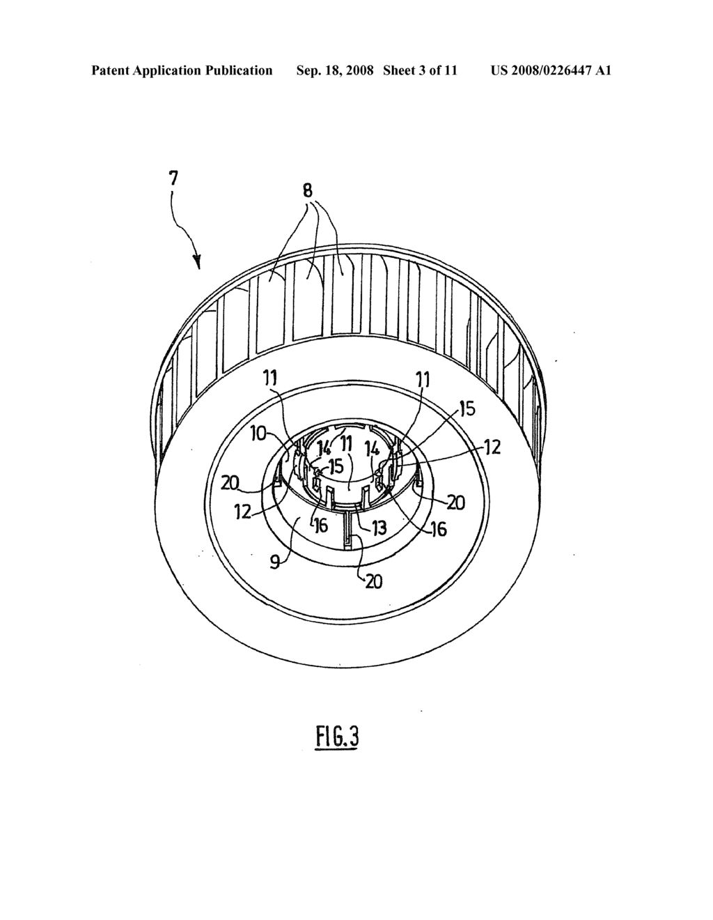 Removable Impeller for Fan - diagram, schematic, and image 04