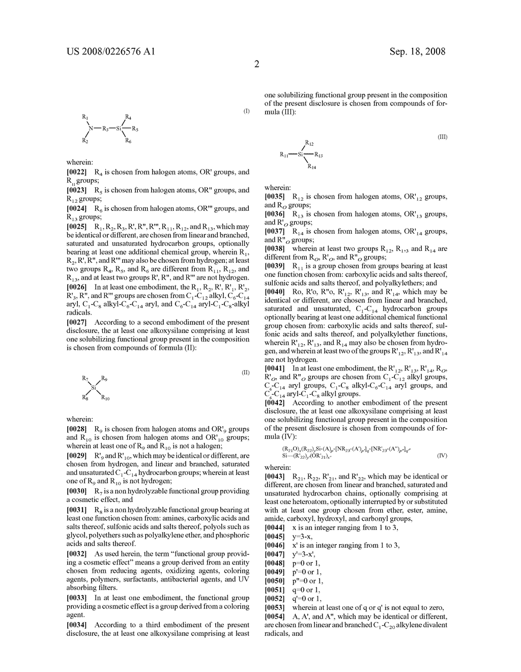 Hair shaping compositions comprising at least one silicone and at least one alkoxysilane having solubilizing functional groups - diagram, schematic, and image 03