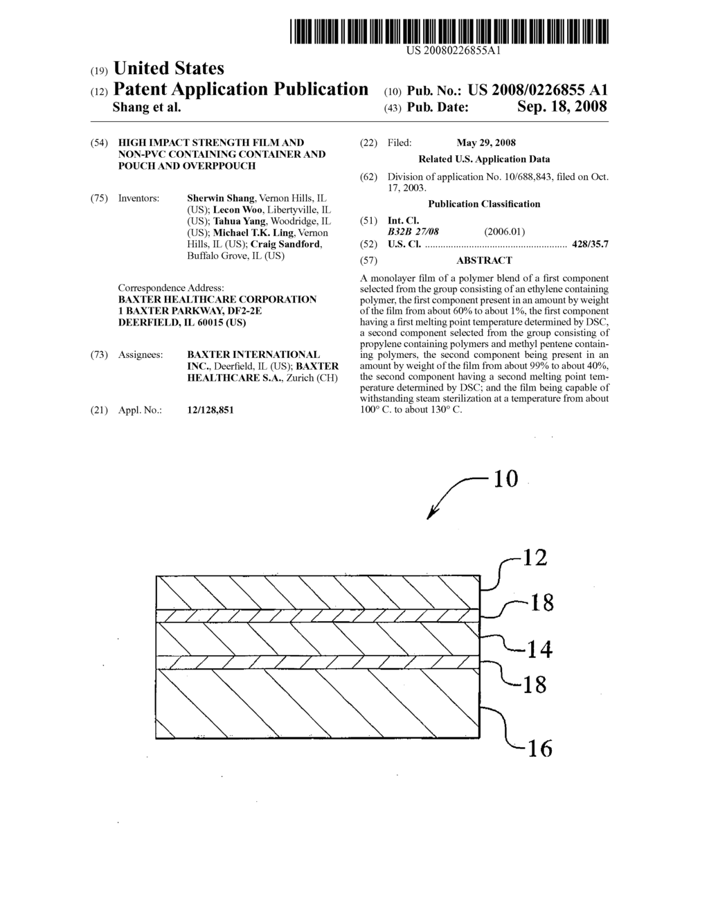 HIGH IMPACT STRENGTH FILM AND NON-PVC CONTAINING CONTAINER AND POUCH AND OVERPPOUCH - diagram, schematic, and image 01