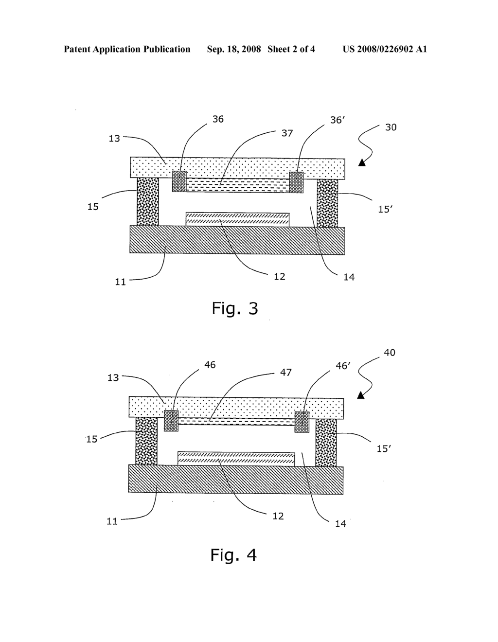 Getter Systems Comprising One or More Deposits of Getter Material and a Layer of Material for the Transport of Water - diagram, schematic, and image 03