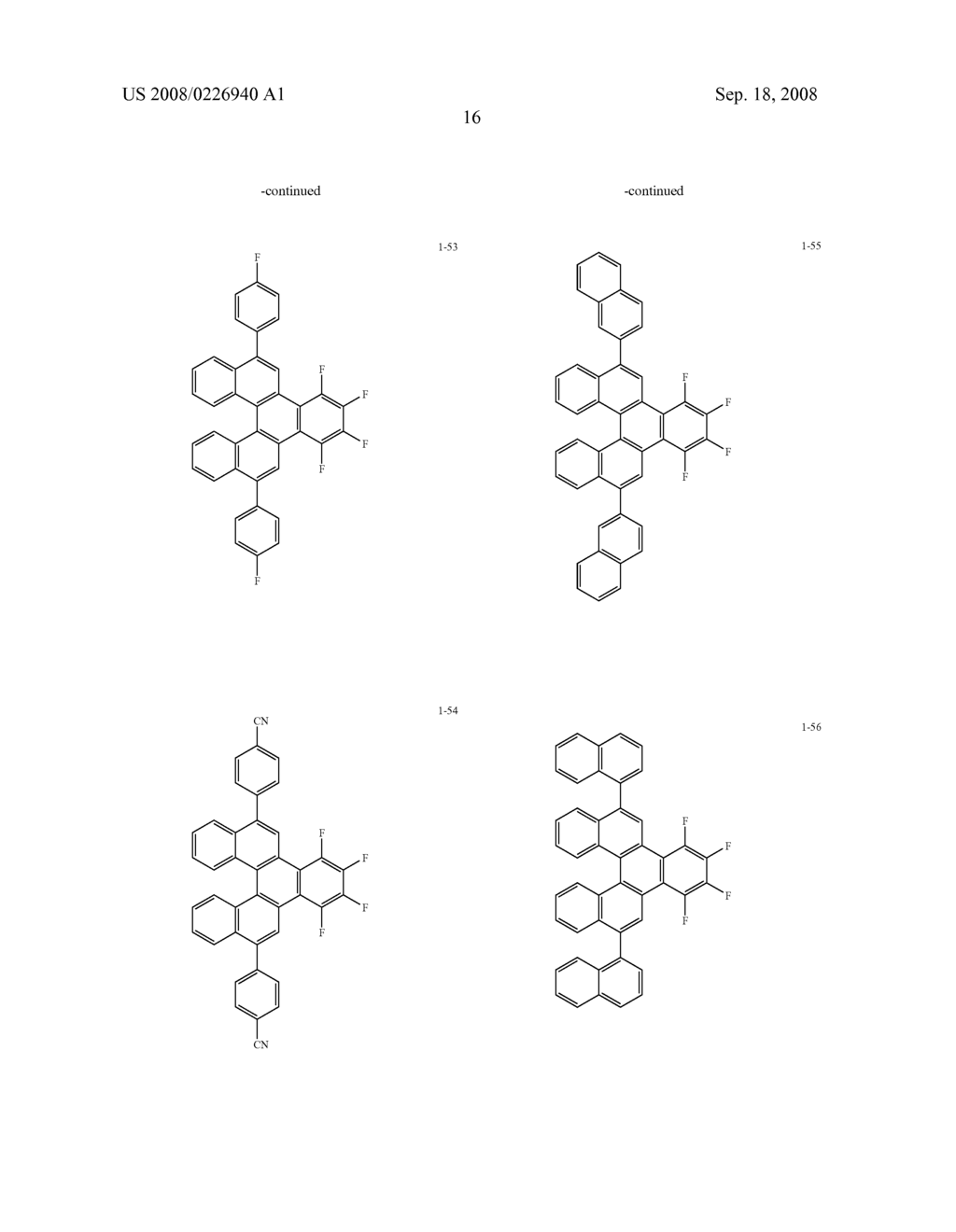 DIBENZO[C,G]TRIPHENYLENE DERIVATIVE AND ORGANIC ELECTROLUMINESCENCE DEVICE USING THE SAME - diagram, schematic, and image 20