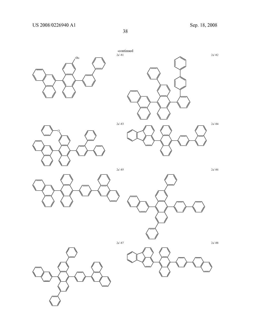 DIBENZO[C,G]TRIPHENYLENE DERIVATIVE AND ORGANIC ELECTROLUMINESCENCE DEVICE USING THE SAME - diagram, schematic, and image 42