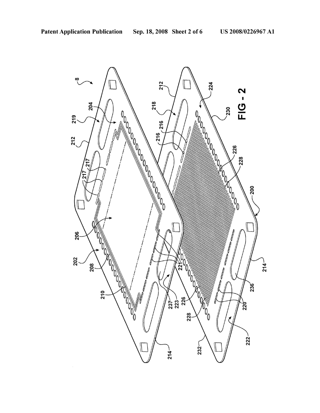 BIFURCATION OF FLOW CHANNELS IN BIPOLAR PLATE FLOWFIELDS - diagram, schematic, and image 03