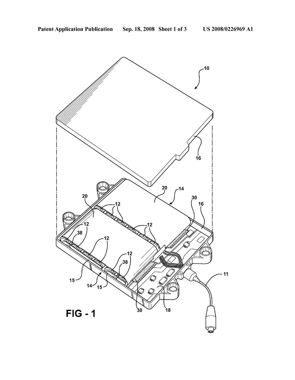 BATTERY PACK ASSEMBLY WITH INTEGRATED HEATER - diagram, schematic, and image 02