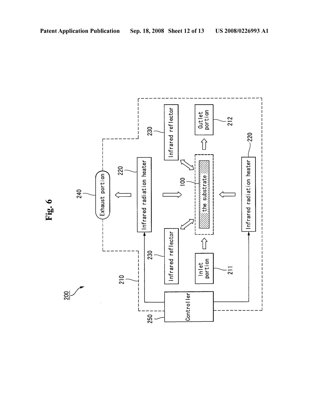 Method of fabricating color filter substrate and infrared heating apparatus for the same - diagram, schematic, and image 13