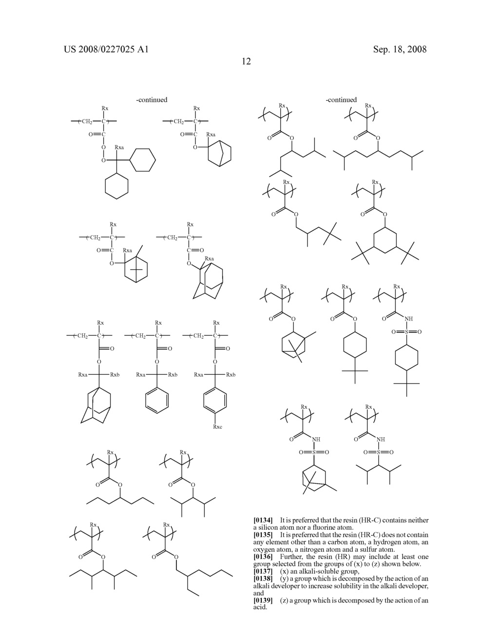 RESIN FOR HYDROPHOBILIZING RESIST SURFACE, METHOD FOR PRODUCTION THEREOF, AND POSITIVE RESIST COMPOSITION CONTAINING THE RESIN - diagram, schematic, and image 14