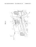 Cable connection structure in electric vehicle diagram and image