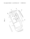 Cable connection structure in electric vehicle diagram and image