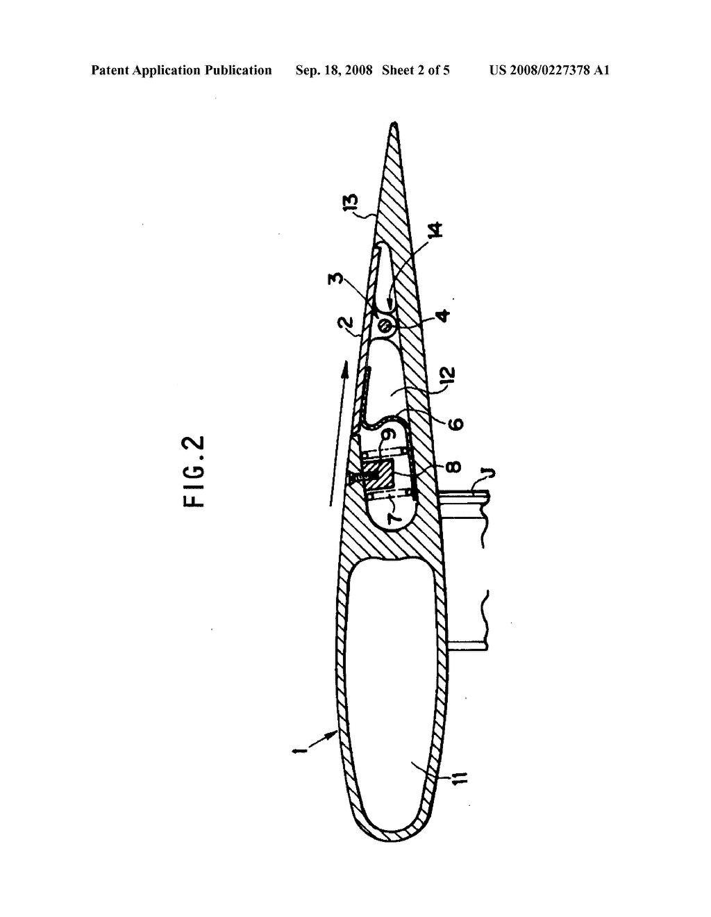 Blade For Vertical Axis Wind Turbine and Lift Type Vertical Axis Wind Turbine Having the Same - diagram, schematic, and image 03