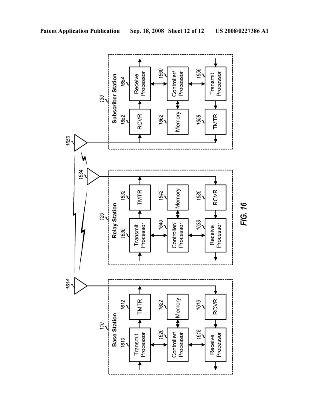 PILOT TRANSMISSION BY RELAY STATIONS IN A MULTIHOP RELAY COMMUNICATION SYSTEM - diagram, schematic, and image 13