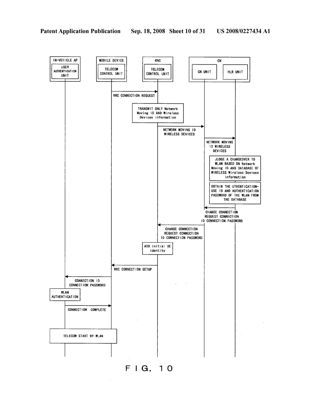 Telecommunication system used with a means for transporting passengers and cargo - diagram, schematic, and image 11