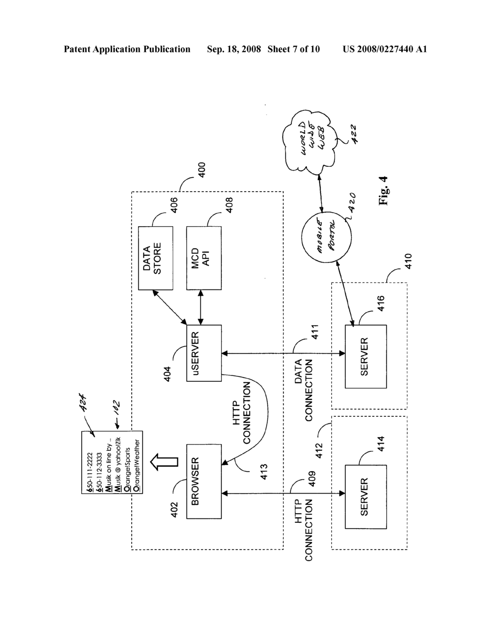 Methods and apparatus for discovering and updating a mobile device via user behavior - diagram, schematic, and image 08