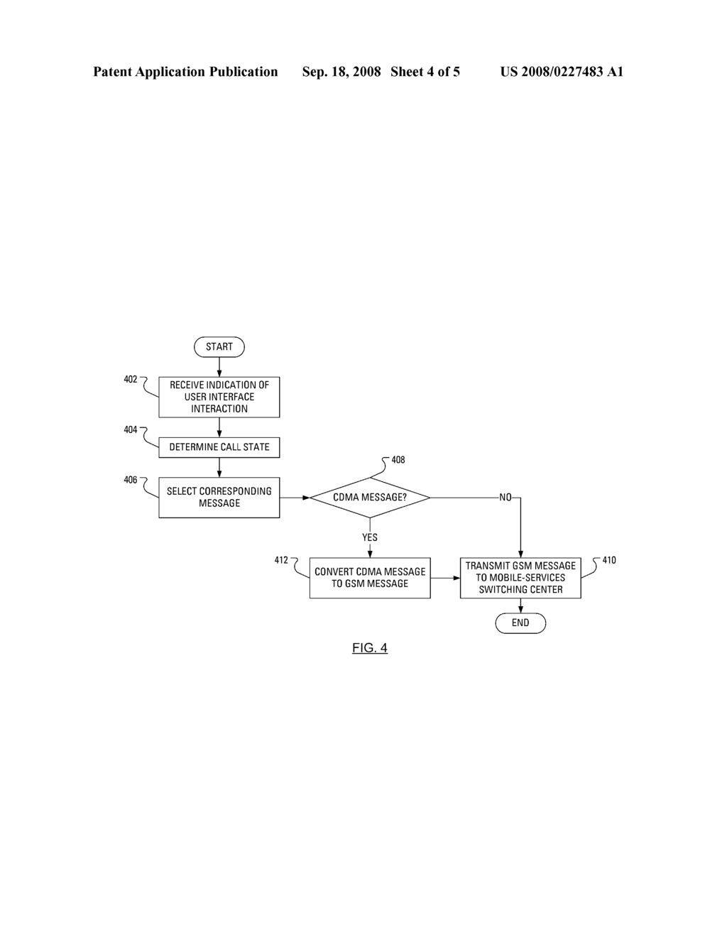 CONSISTENT USER INTERFACE FOR MULTI-MODE MOBILE TERMINALS - diagram, schematic, and image 05