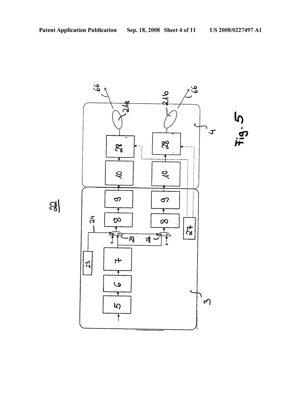 TRANSMITTING DEVICE AND METHOD FOR TRANSMITTING SIGNALS IN A WIRELESS COMMUNICATION SYSTEM, RECEIVING DEVICE AND METHOD FOR RECEIVING SIGNALS IN A WIRELESS COMMUNICATION SYSTEM - diagram, schematic, and image 05