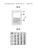 Mobile terminal device and program used in mobile terminal device diagram and image