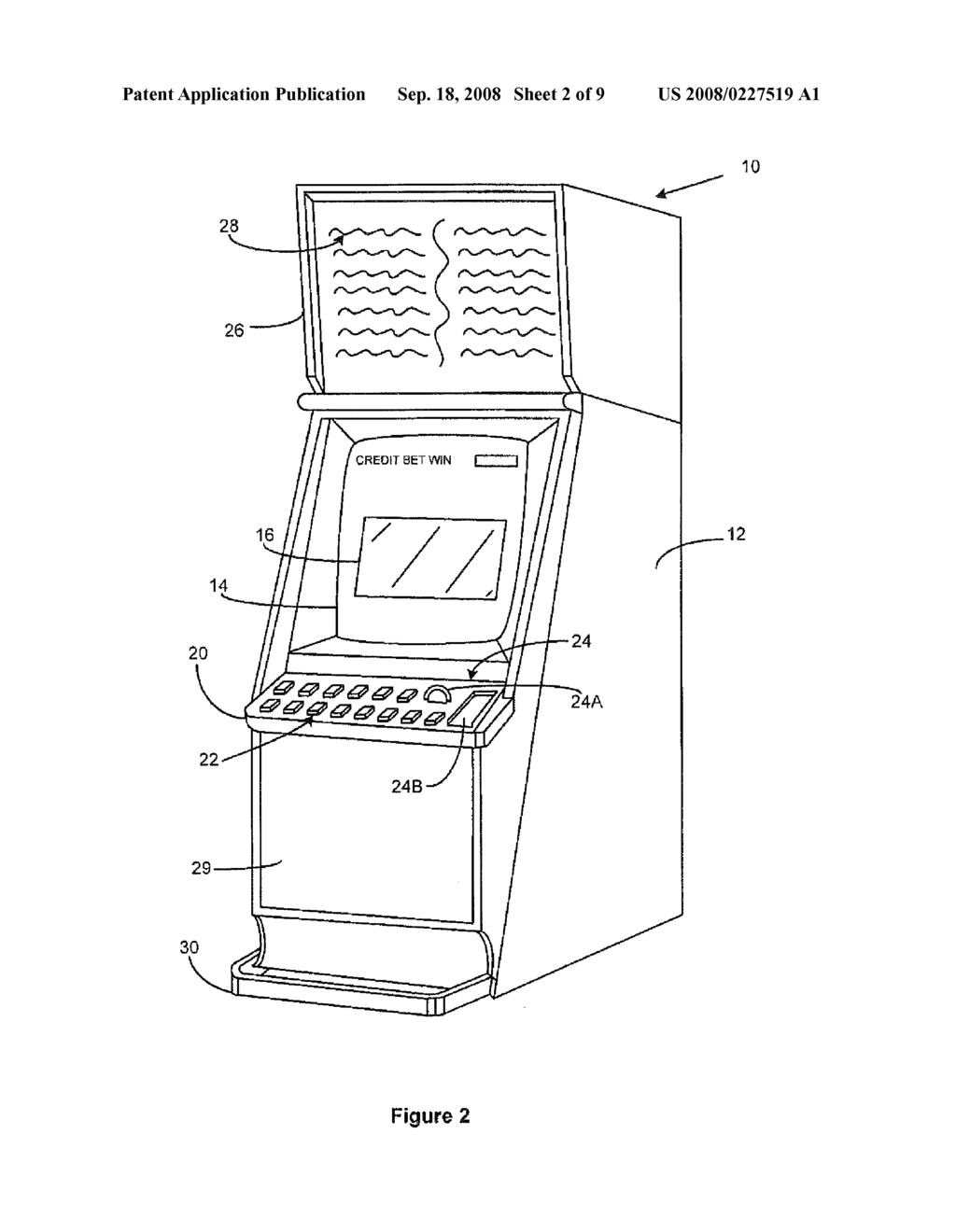  GAMING SYSTEM AND A METHOD OF GAMING - diagram, schematic, and image 03