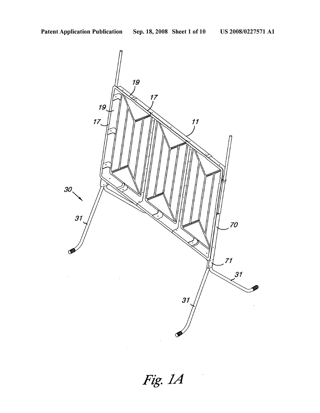 Tennis backboard - diagram, schematic, and image 02