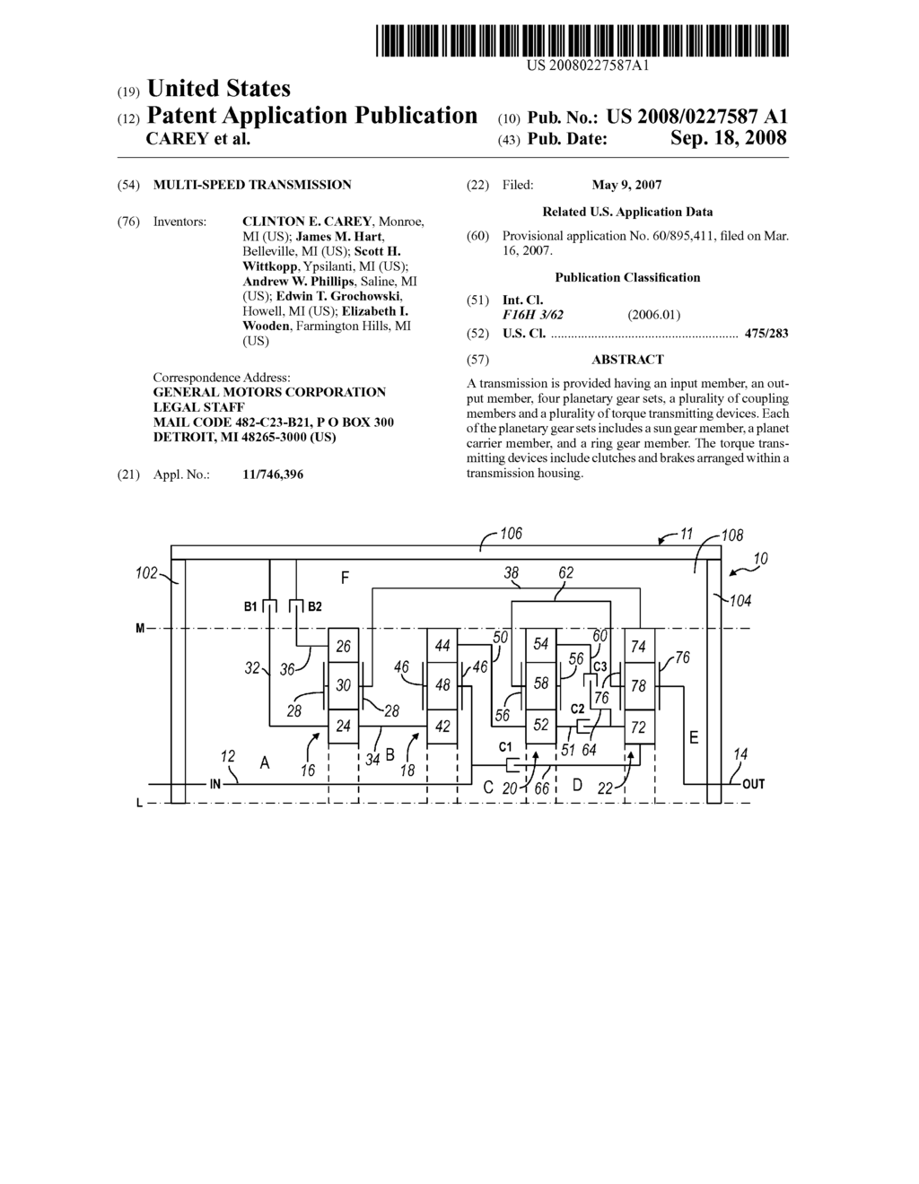 MULTI-SPEED TRANSMISSION - diagram, schematic, and image 01