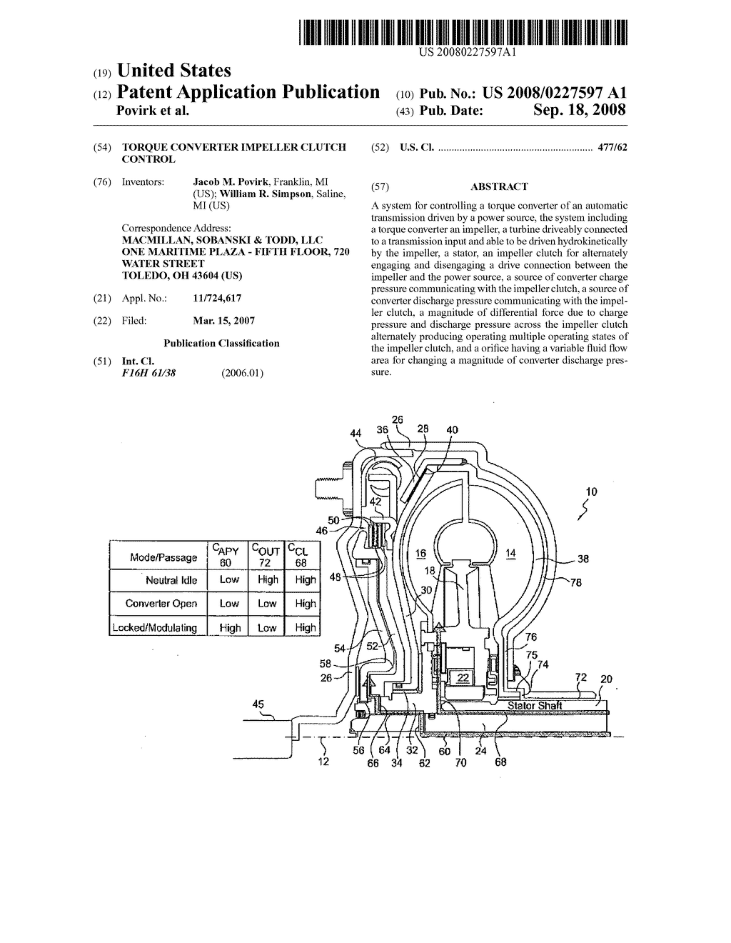 Torque converter impeller clutch control - diagram, schematic, and image 01