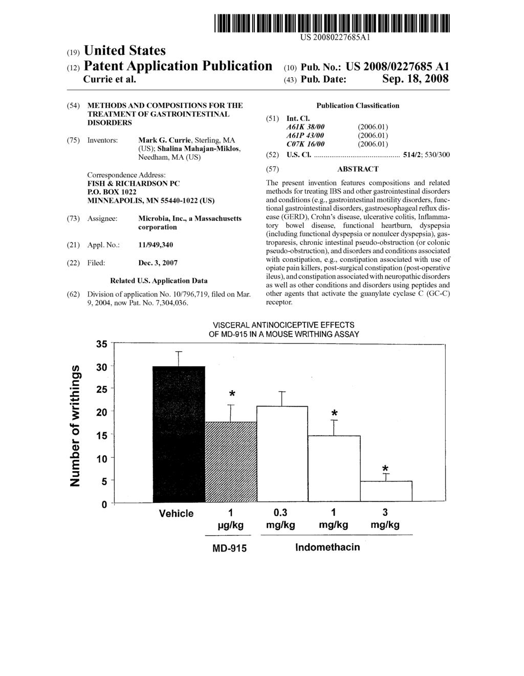 METHODS AND COMPOSITIONS FOR THE TREATMENT OF GASTROINTESTINAL DISORDERS - diagram, schematic, and image 01