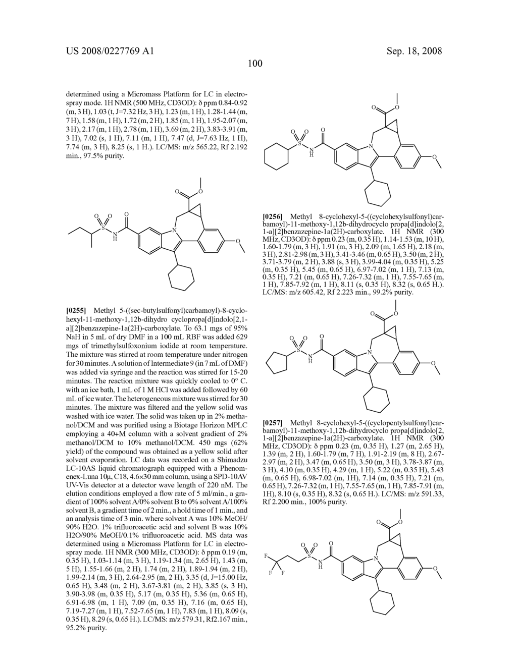 Compounds for the Treatment of Hepatitis C - diagram, schematic, and image 101