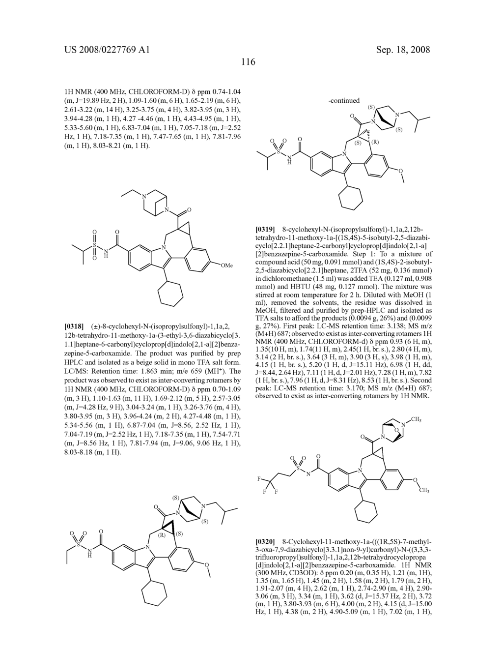 Compounds for the Treatment of Hepatitis C - diagram, schematic, and image 117