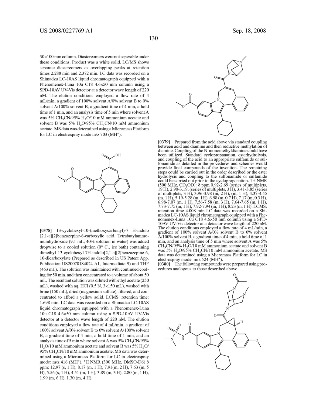 Compounds for the Treatment of Hepatitis C - diagram, schematic, and image 131