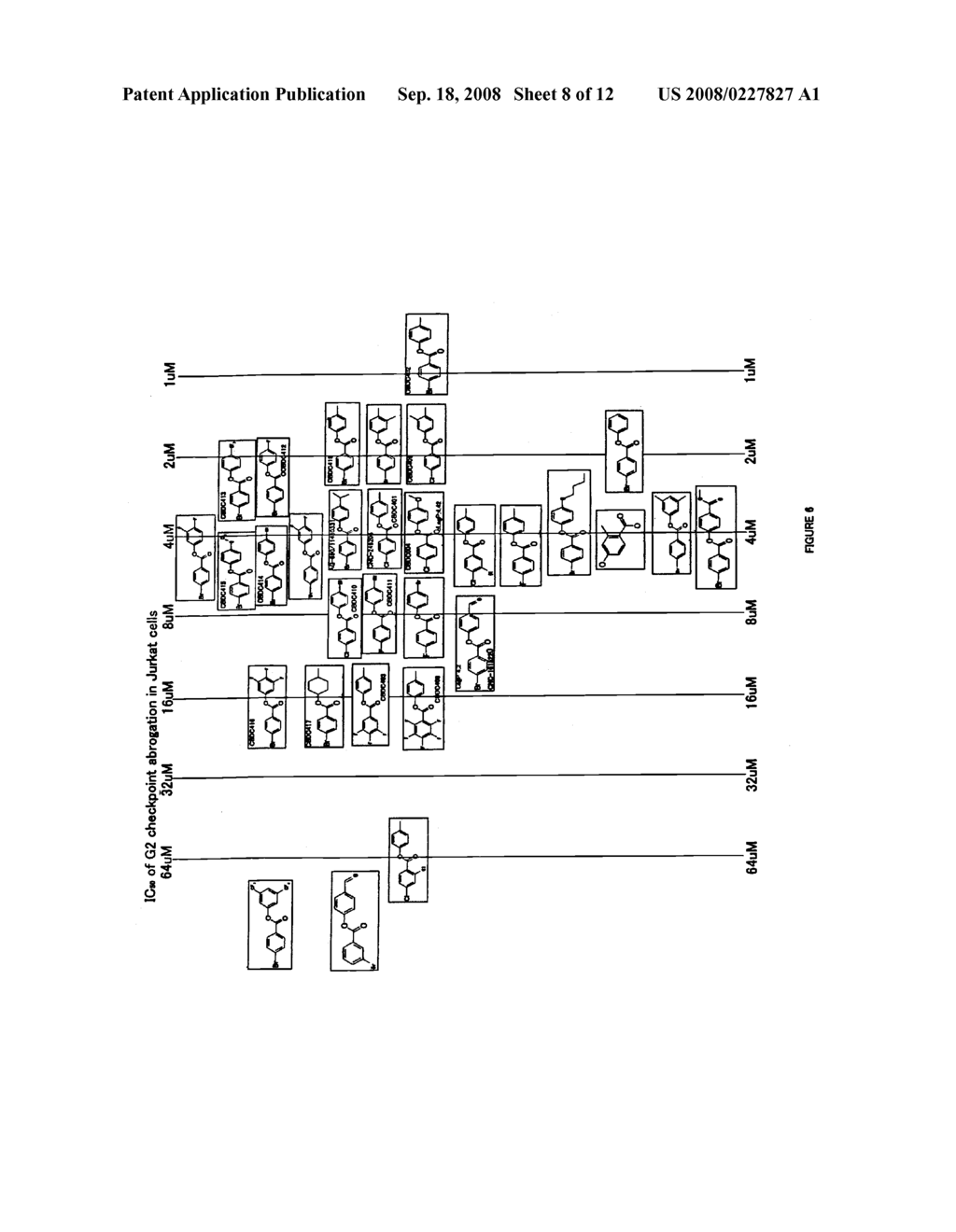 COMPOUNDS THAT ABROGATE DNA DAMAGE INDUCED CELL CYCLE G2 CHECKPOINT AND/OR AUGMENT ANTI-CANCER ACTIVITY OF DNA-DAMAGING TREATMENTS - diagram, schematic, and image 09