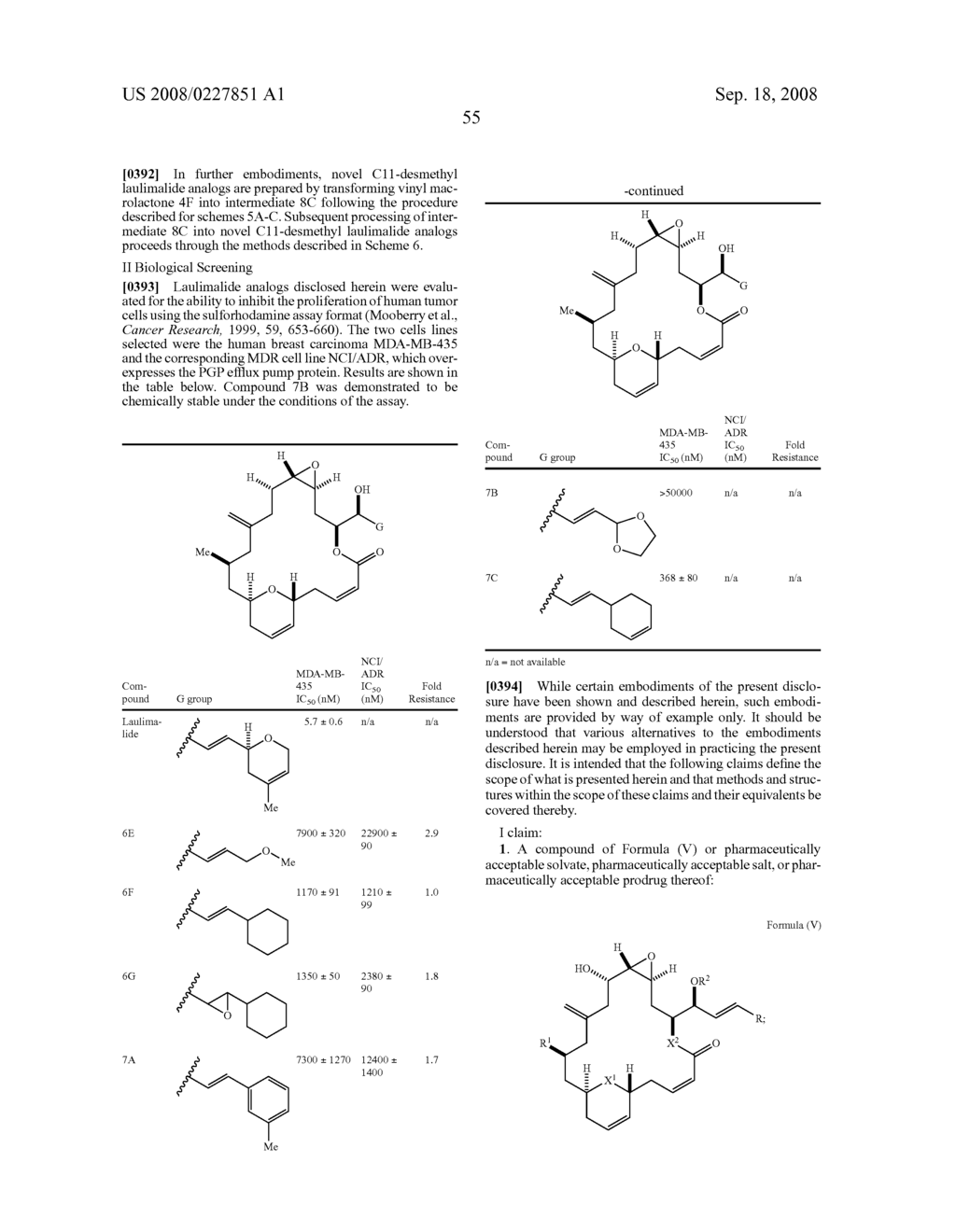 LAULIMALIDE AND LAULIMALIDE ANALOGS - diagram, schematic, and image 56