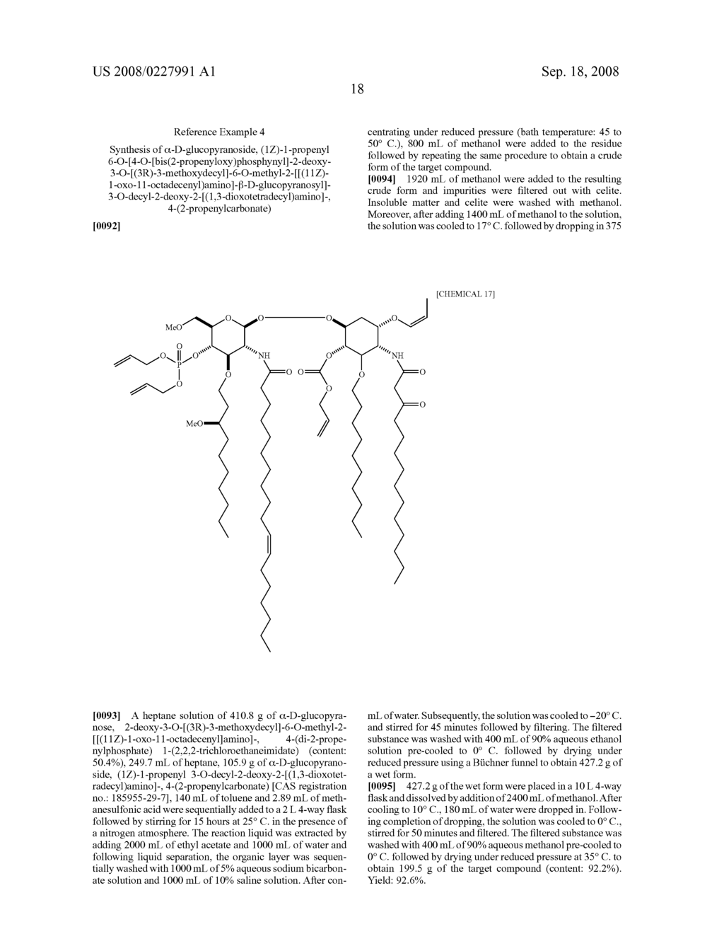 Sodium salt of disaccharide compound, production method and use of same - diagram, schematic, and image 21