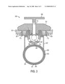 Valve for Transcutaneous Access to Existing Blood Vessel or Fistula diagram and image