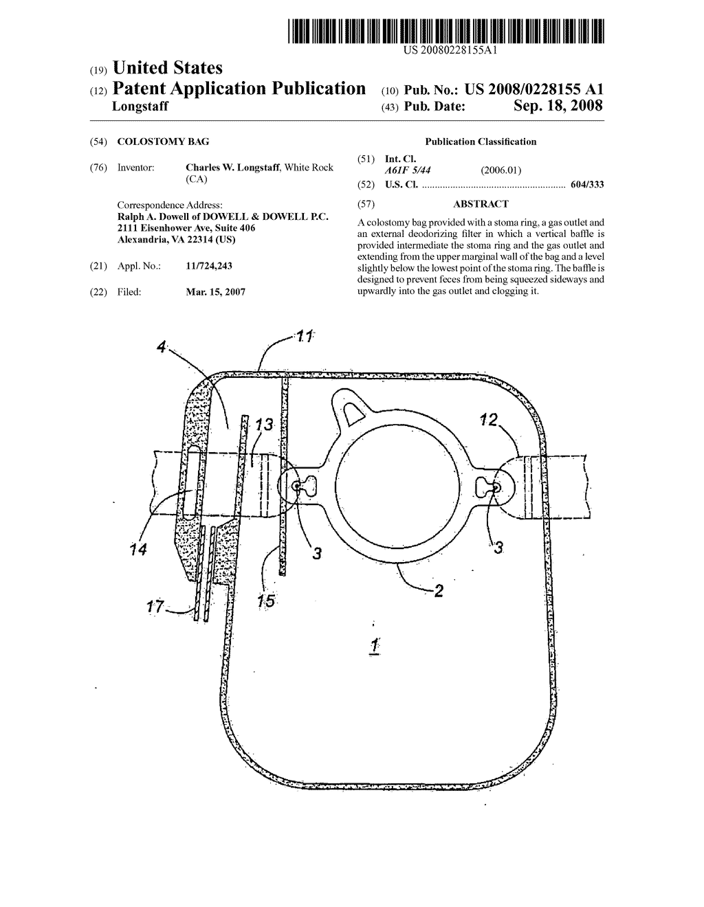 Colostomy bag - diagram, schematic, and image 01