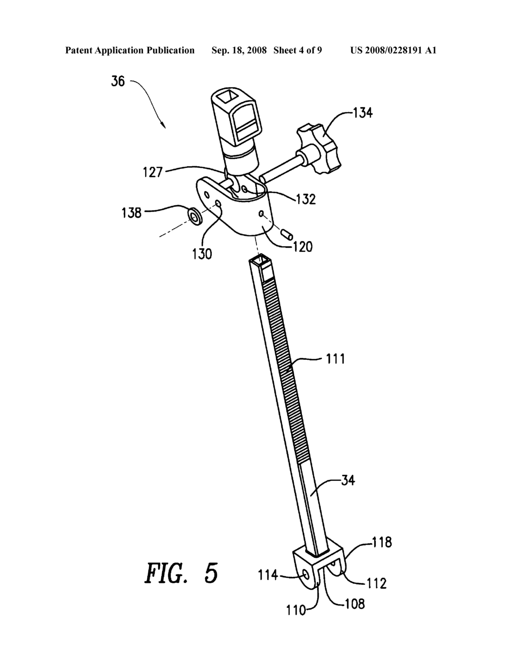 Femoral elevator - diagram, schematic, and image 05