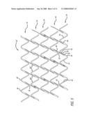 Intravascular stent with integrated link and ring strut diagram and image