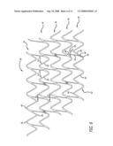 Intravascular stent with integrated link and ring strut diagram and image