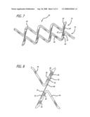 Intravascular stent with integrated link and ring strut diagram and image