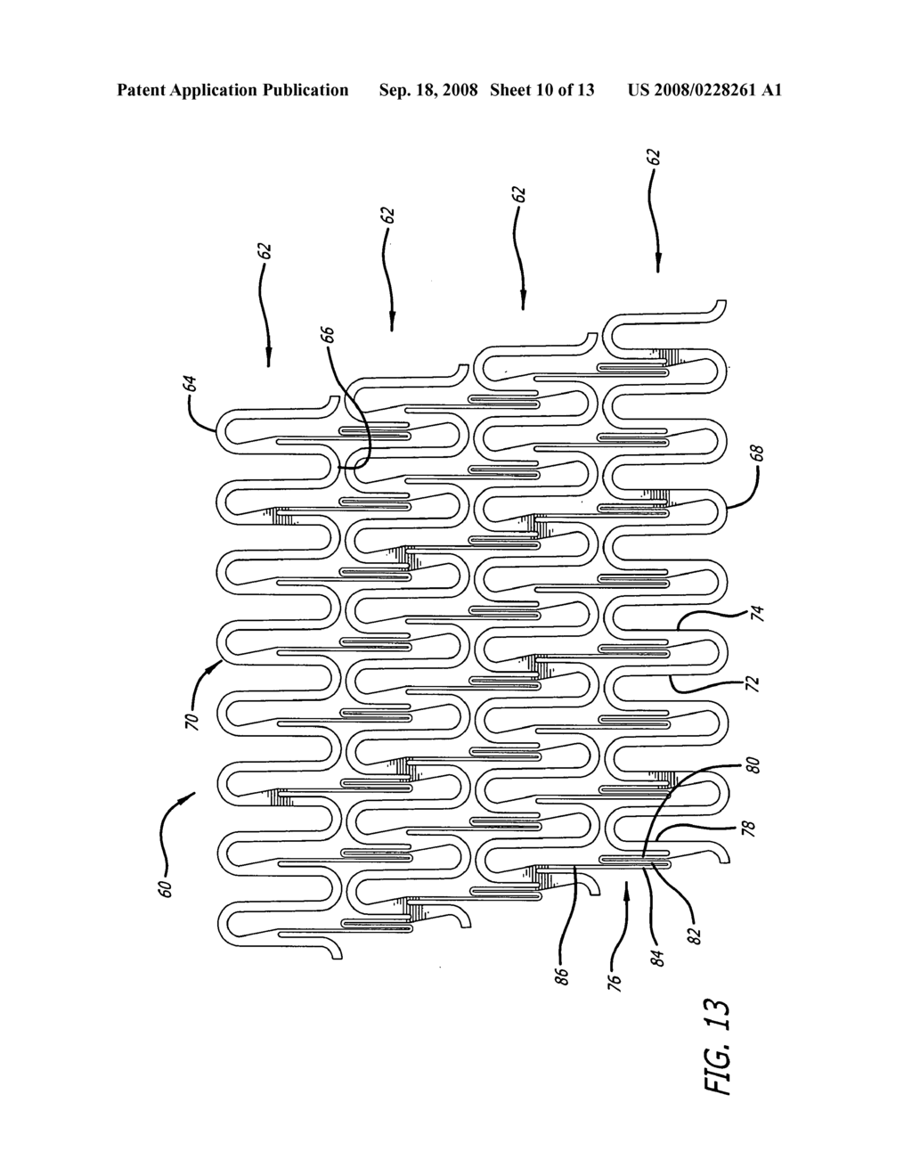 Intravascular stent with integrated link and ring strut - diagram, schematic, and image 11