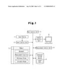 Method and apparatus for measuring distance with graphic data diagram and image