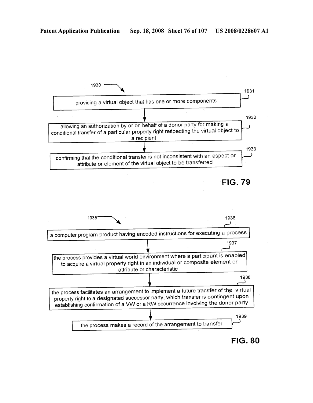 Resolution of virtual world revocable transfers - diagram, schematic, and image 77